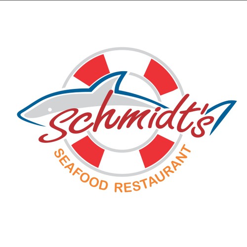 Seafood logo with the title 'Schmidt's Seafood Restaurant'
