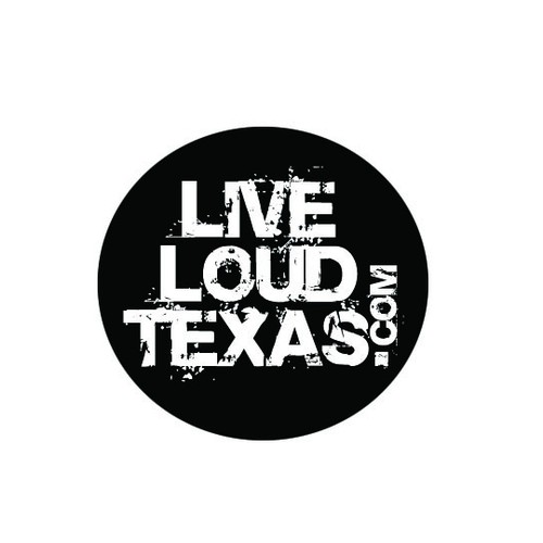 Splatter logo with the title 'Logo Design for LiveLoudTexas.com'
