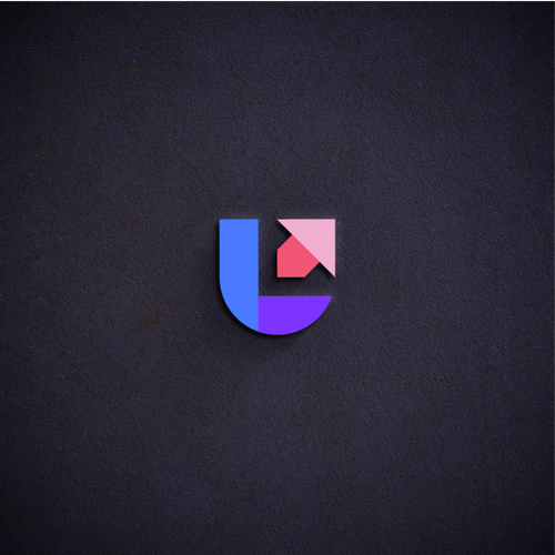 Abstract arrow logo with the title 'Linked Up'