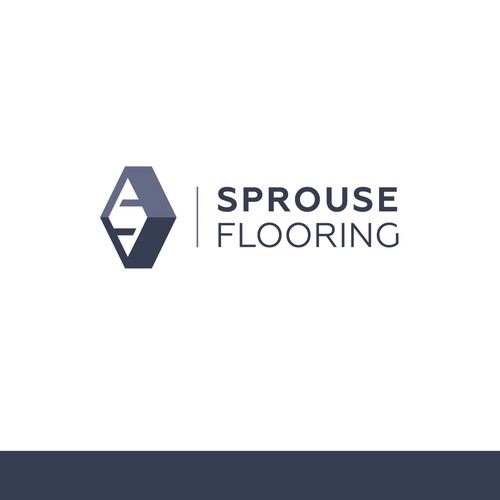 Rug logo with the title 'logo concept for Sprouse Flooring'