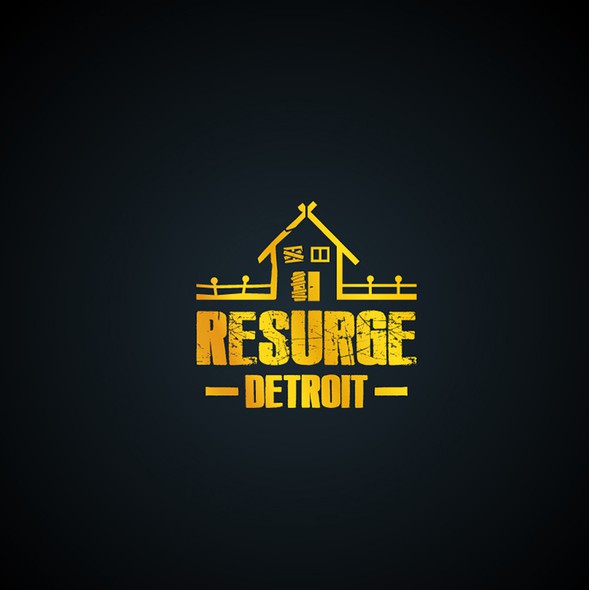 Broken design with the title 'Logo for damaged homes'