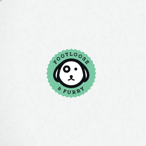 Puppy design with the title 'Logo for a dog lovers!'