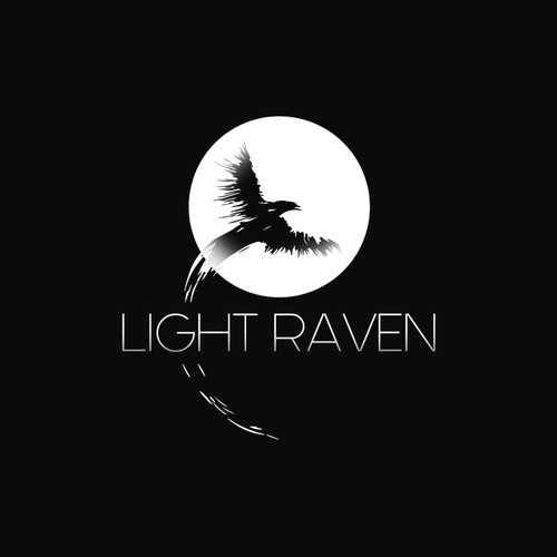 Raven logo with the title 'Light Raven'