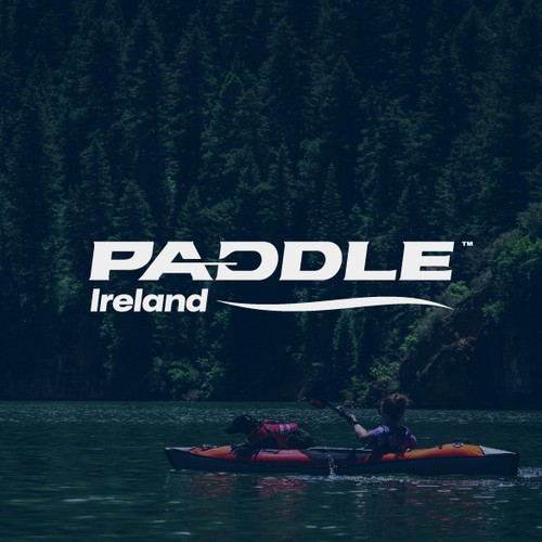 Design with the title 'Bold Wordmark Design for Paddle Ireland'