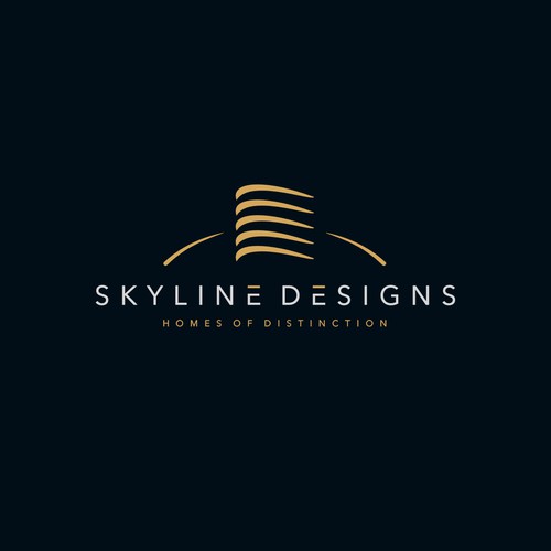 Contemporary logo with the title '«Skyline Designs» logo'