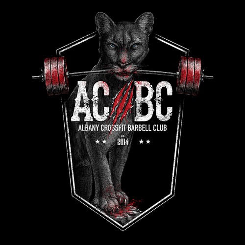 狮子艺术作品的标题“AC / BC”