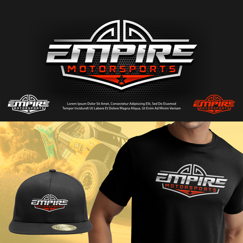 Motorsport logo with the title 'Empire Motorsports'