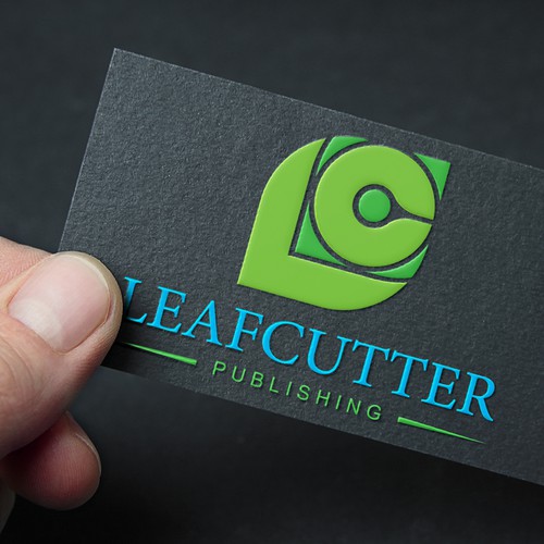 Publishing logo with the title 'Logo concept for book and e-book publisher'