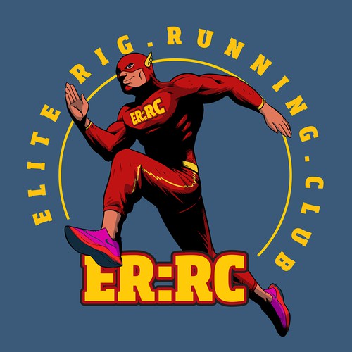 Cartoon t-shirt with the title 'ER:RC'