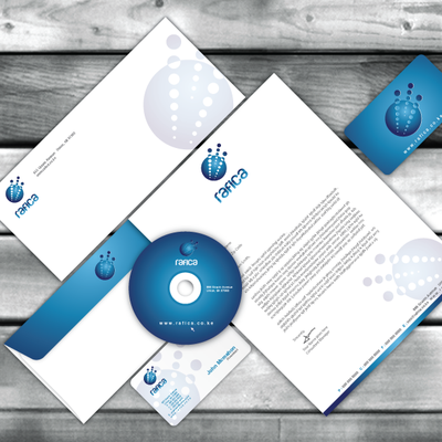 Stationery Set Proposal for 'Rafica Company Limited'.