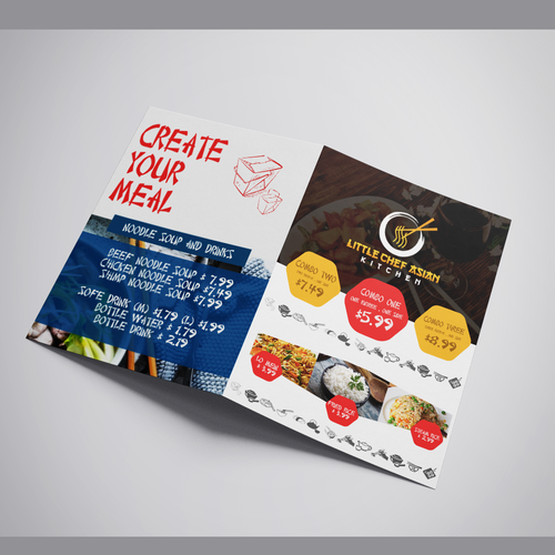 Soup design with the title 'Menu Of Chinese Restaurant '