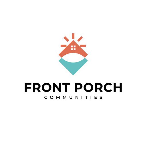 Timeless brand with the title 'Front Porch Communities - A Not For Profit housing developer with a community focus'