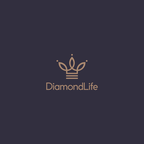 Diamond brand with the title 'Logo for a company specialst in luxury custom lighting and crystal chandelier'