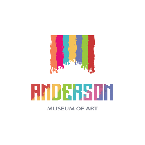 Museum design with the title 'Design Logo Anderson Museum Of Art'