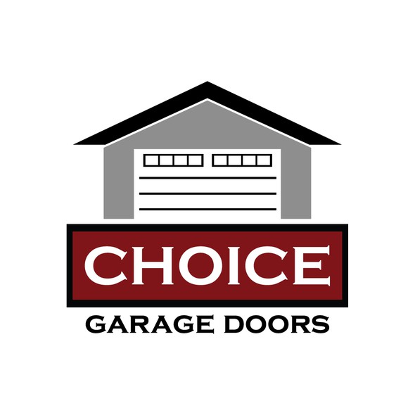Garage door logo with the title 'Logo design for garage door company'