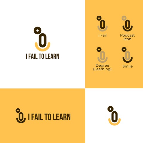 I design with the title 'unique podcast  logo '