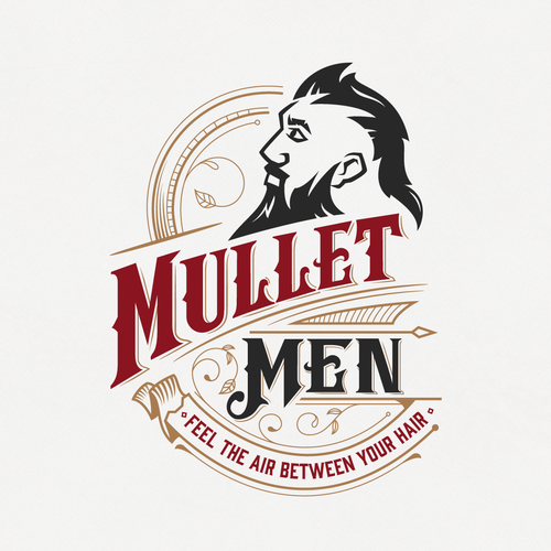 Hair brand with the title 'Mullet Men'
