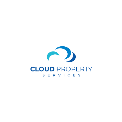 Cleaning company logo with the title 'Cloud Property Services Logo'