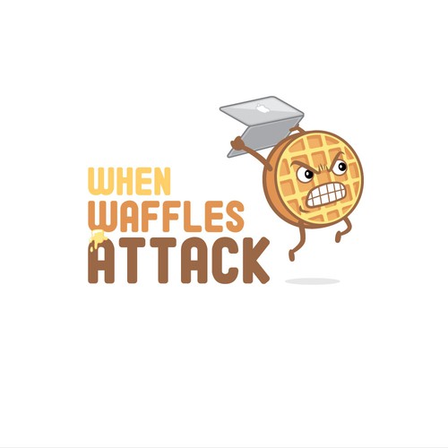 Waffle design with the title 'Logo for Website'