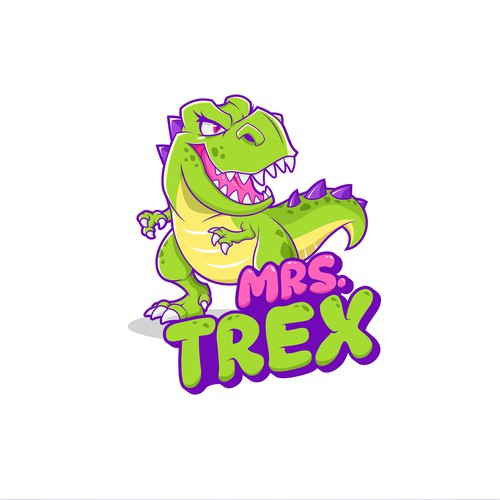 T-rex logo with the title 'MRS TREX'