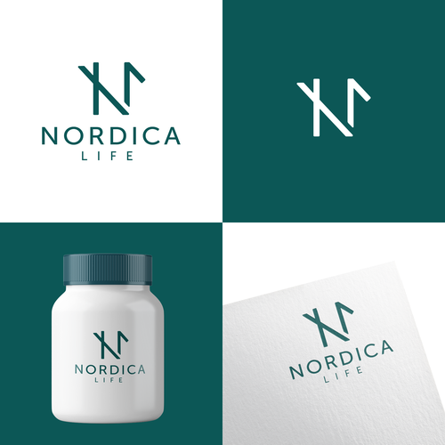 Nordic logo with the title 'Sexy Luxury Scandinavian Logo for Icelandic Luxury Supplement!'