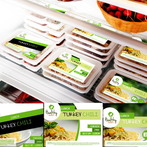 Fresh label with the title 'food label for healthy ready'