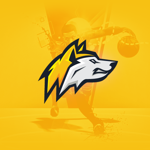 Dog logo with the title ' Delay of Game Sports '