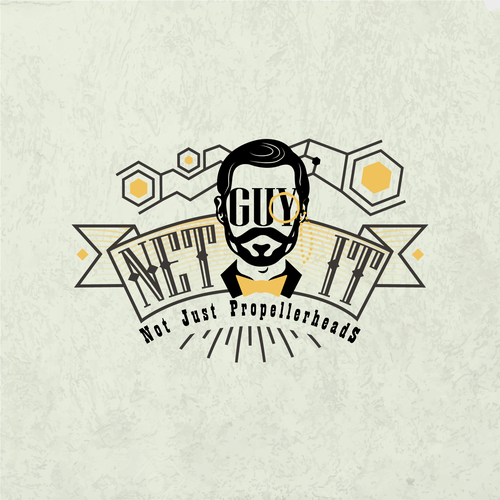 Guy logo with the title 'NETGUY IT LOGO'