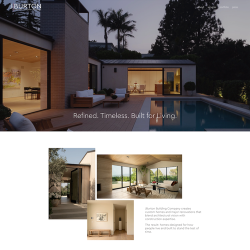 Design with the title 'Built to Last, Designed to Look Like It'