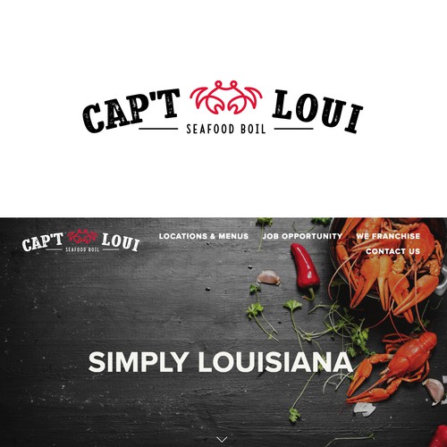Seafood logo with the title 'Logo for cajun style seafood boil restaurant'