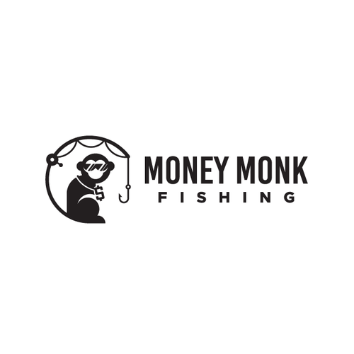 Monkey logo with the title 'Logo for high end surf rod builder'