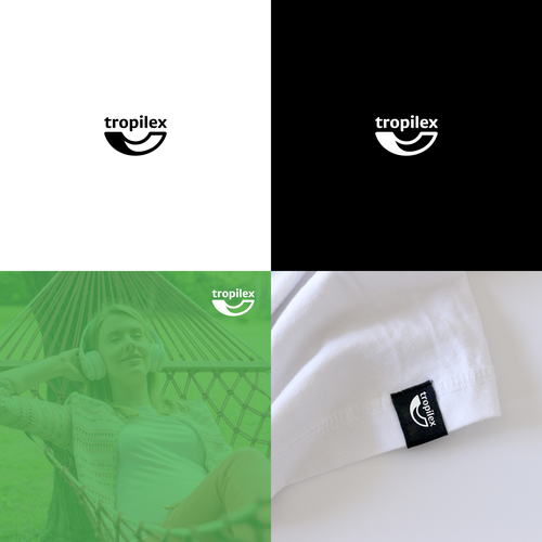 Hammock design with the title 'tropilex logo design'