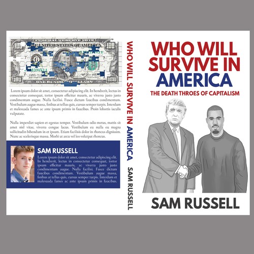 Political book cover with the title 'Who will survive in America?'