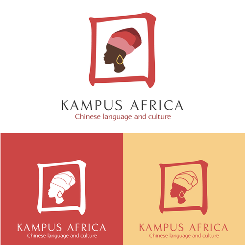 African logo with the title 'Kampus Africa - Chinese Language and culture'