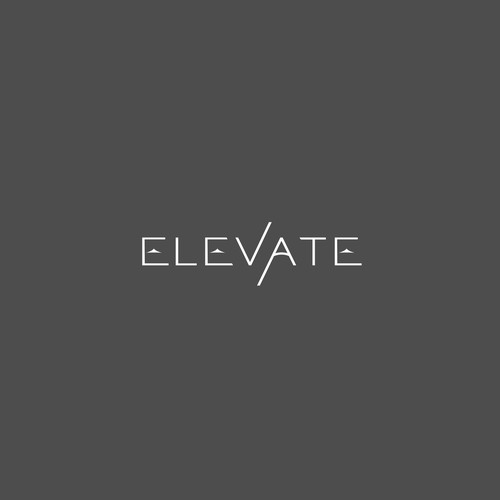 Text logo with the title 'Elevate'