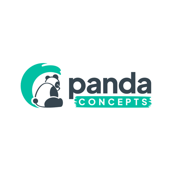 Vector design with the title 'Panda Concepts'