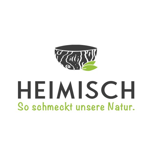 Natural product logo with the title 'Logo for HEIMISCH Restaurant'