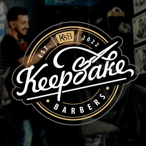 Barber Logo Design Custom Portrait Logo Professional Barber 