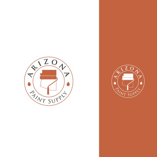 Arizona design with the title 'Arizona Paint Supply'