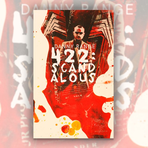 Psychological thriller book cover with the title 'A Cover for Madness'