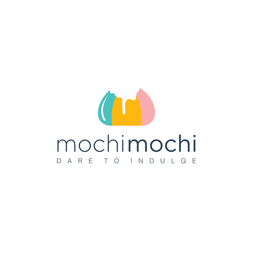Ice cream design with the title 'mochimochi ice cream'