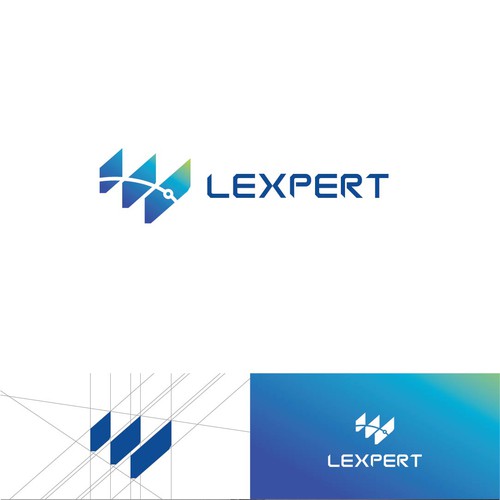 App brand with the title 'Lexpert Logo Design'
