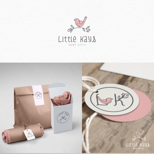 Organic brand with the title ' logo for baby company'