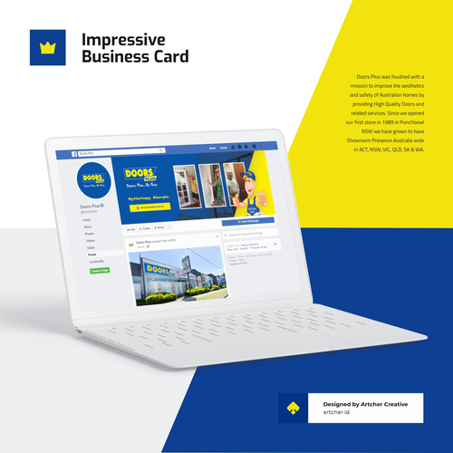 Profile design with the title 'Attractive Social Media Cover'