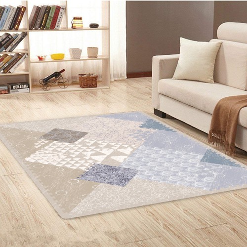 Room design with the title 'Abstract patternd baby foam mat'