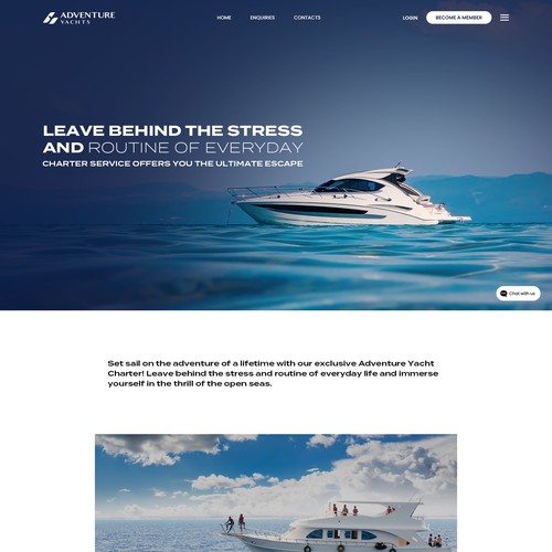 Luxury website with the title 'Luxury Travel Website Design'
