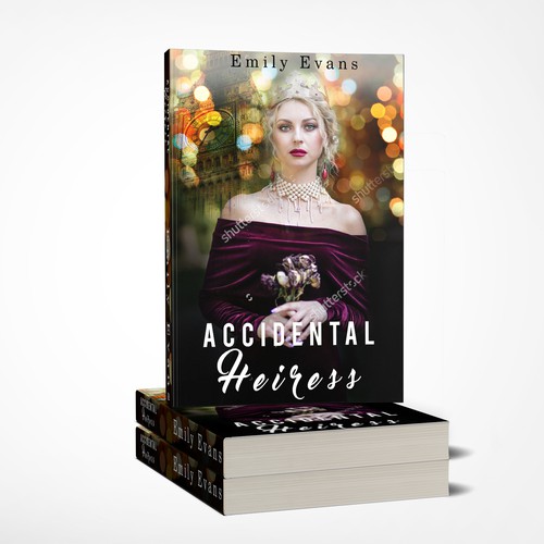 Princess design with the title 'contest entry of book cover'