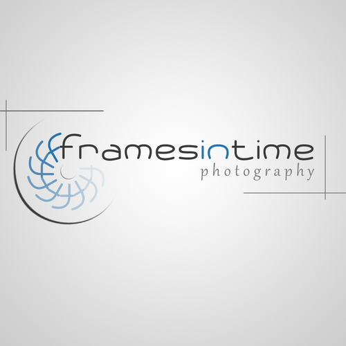 Time logo with the title 'simple concept for photographer'