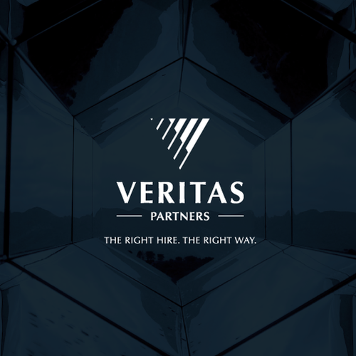 Financial service logo with the title 'Logo for Veritas Partners'