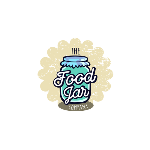 Jar logo with the title 'Logo for food jar company'